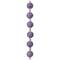 12 Pack: Lavender Rhinestone Studded Round Beads, 10mm by Bead Landing™